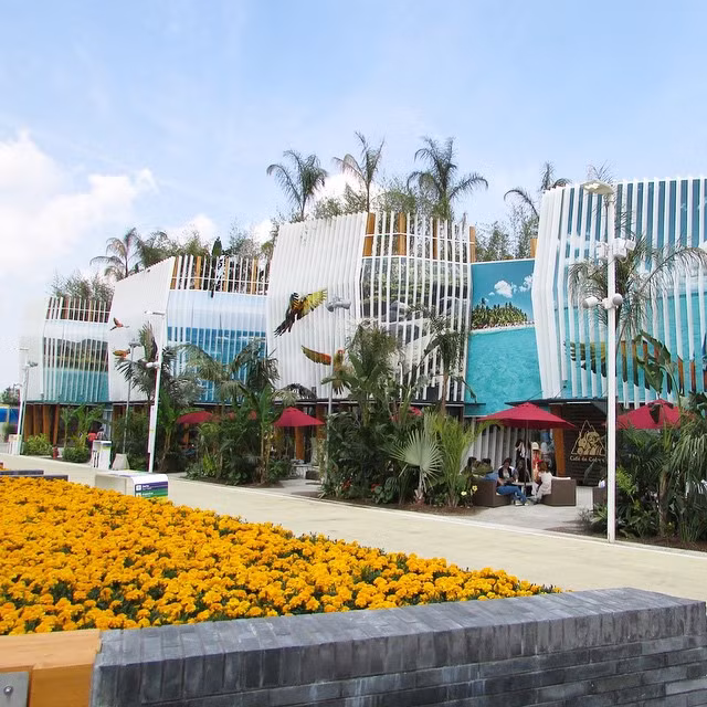 Công trình độc đáo đầy màu sắc của Colombia.