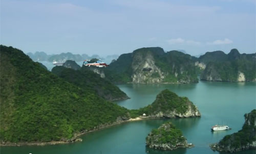 Dịch vụ này có thể đưa du khách đến với khoảng 50 điểm du lịch hấp dẫn như Hạ Long, Cát Bà, Phú Quốc...