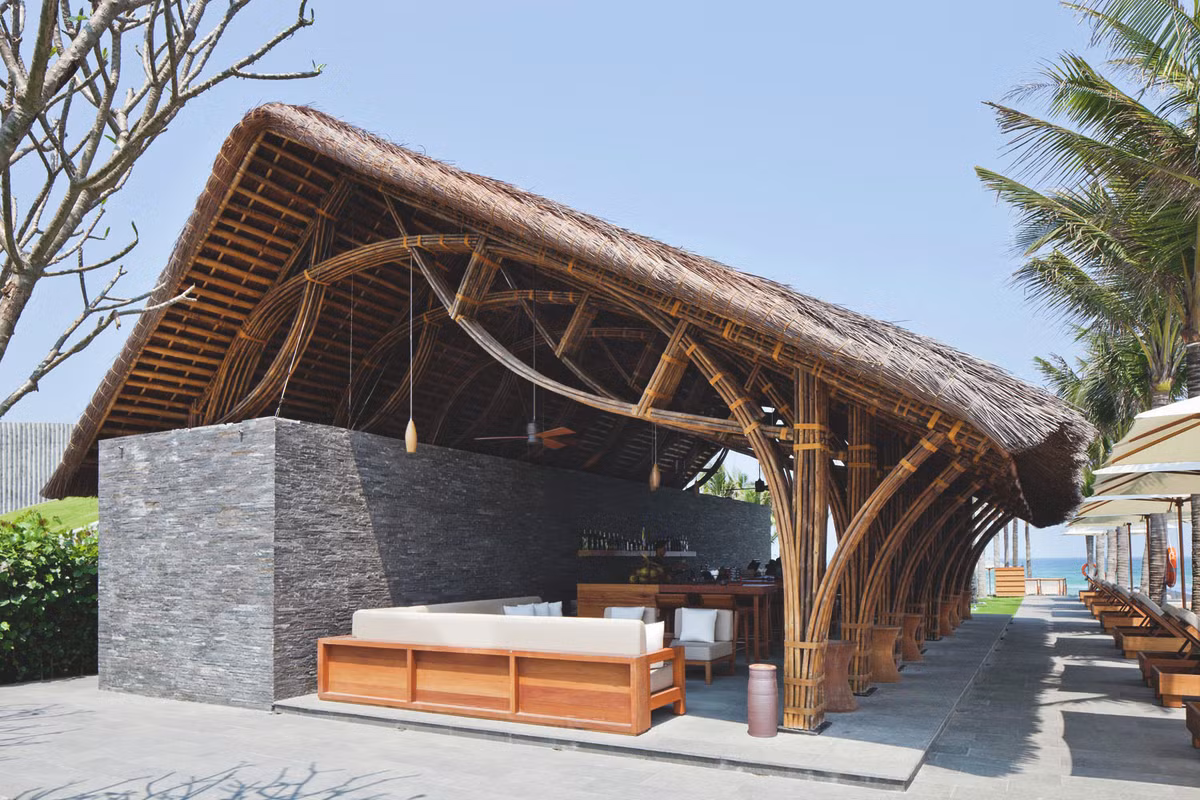 Các vật liệu tự nhiên được sử dụng triệt để nhằm mang đến trải nghiệm mới lạ.