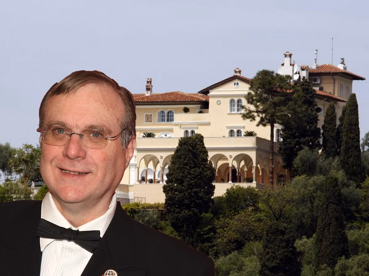 2. Tỷ phú Paul Allen với nhiều biệt thự nghỉ dưỡng trị giá hàng triệu USD: Tỷ phú Microsoft Paul Allen sở hữu nhiều biệt thự nghỉ dưỡng. Ngoài một hòn đảo ở Washington và khu bất động sản bên bờ biển Hawaii, Allen còn sở hữu một biệt thự trên đỉnh đồi tại Côte d'Azur được gọi là Villa Maryland. Đồng thời, đội ngũ nhân viên phục vụ ông cũng lên tới 12 người.