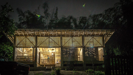 Các không gian sống trong nhà đều có thể đóng cửa để có sự riêng tư khi cần thiết.