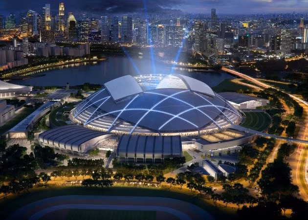 Khu liên hợp thể thao Quốc gia Sports Hub (Sân vận động Quốc gia Singapore), là một công trình hoành tráng dành cho SEA Games 28 tại Singapore, được khánh thành hồi tháng 6/2014. Sân vận động có sức chứa 55.000 người, nổi bật với thiết kế hoàn toàn mới lạ.