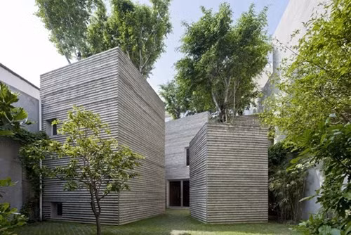 “House for Trees” do KTS nổi tiếng Võ Trọng Nghĩa cùng hai cộng sự người Nhật Bản là Masaaki Iwamoto và Kosuke Nishijima thiết kế tại quận Tân Bình, TP HCM.