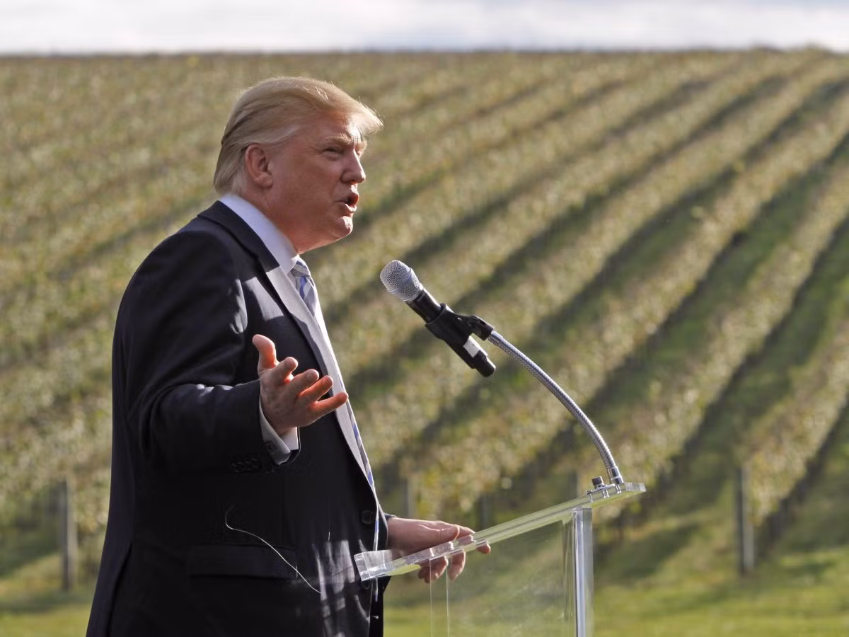 Năm 2011, Trump đã mua lại một biệt thự kèm theo vườn nho và nhà máy rượu vang khổng lồ ở bang Virginia với giá 6,5 triệu USD.