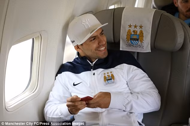 Tiền đạo Sergio Aguero của CLB Manchester City.