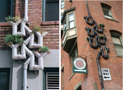 Những đường ống nước tưởng chừng như đơn điệu đều có thể biến thành những đồ trang trí nhà cửa độc đáo.