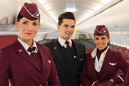 Sau 10 năm trung thành với bộ đồng phục cũ, hãng Germanwings đã quyết định thay đổi đồng phục mới cho dàn tiếp viên vào năm 2013. Ảnh đồng phục mới của hãng.