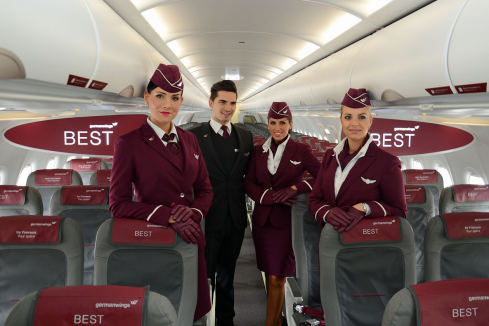 Với đồng phục mới, Germanwings dường như đã tạo được một hình ảnh quảng bá thương hiệu đẹp cho hãng hàng không nói chung và cho các tiếp viên hàng không nói riêng.