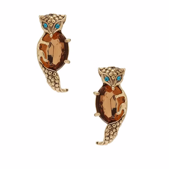 Cặp khuyên tai Topshop hình chú cáo ngộ nghĩnh.