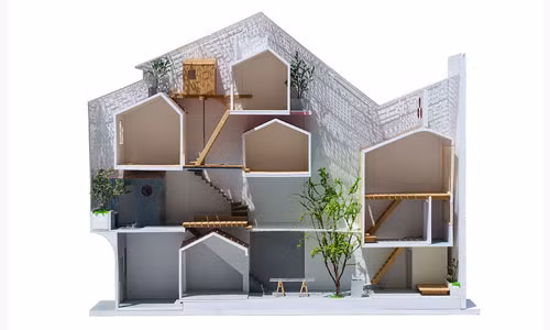 Bản vẽ thiết kế ấn tượng của ngôi nhà.