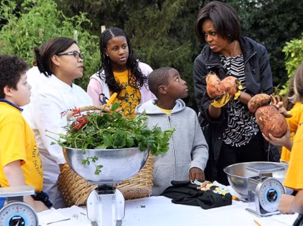 Khu vườn cung cấp rất nhiều rau củ sạch cho gia đình Tổng thống.