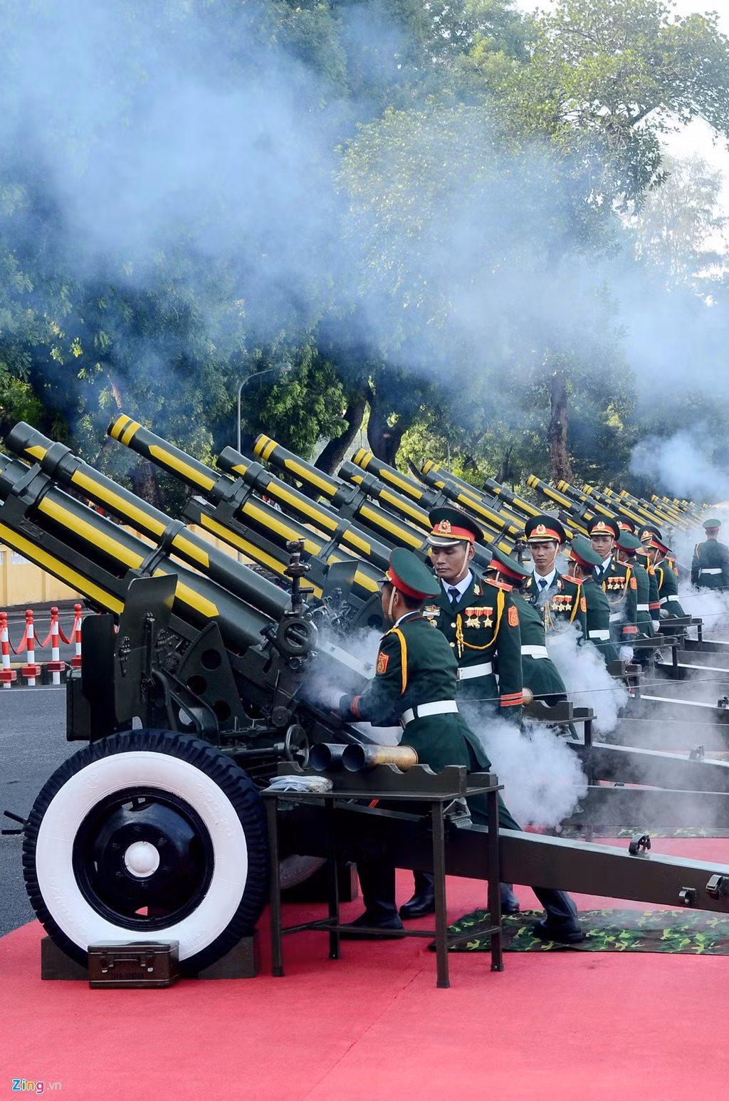 Sau hơn hai tháng triển khai thực hiện nhiệm vụ, quá trình sản xuất, đảm bảo thời gian, chất lượng và an toàn tuyệt đối. Tất cả sản phẩm đều được bắn thử và nghiệm thu thành công với kết quả xuất sắc, sẵn sàng cho sự kiện bắn pháo ngày Quốc Khánh 2/9.