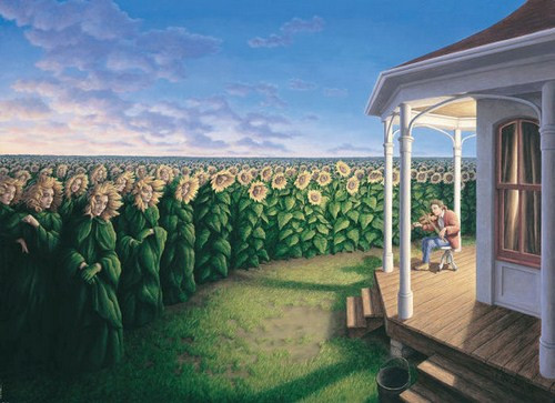 Những bức vẽ trang trí tường cực độc của nghệ sĩ người Canada, Robert Gonsalves khiến nhiều người lầm tưởng như mình đang bị ảo ảnh khi nhìn vào.