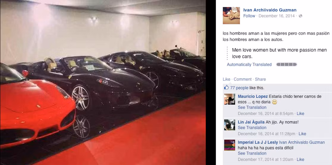 Họ chia sẻ rằng xe hơi là niềm đam mê hàng đầu.