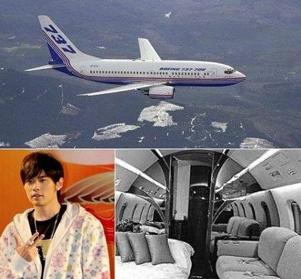 Châu Kiệt Luân: Chiếc Boeing 737 của ông hoàng nhạc pop Hoa ngữ trị giá đến 100 triệu NDT (hơn 340 tỷ đồng).