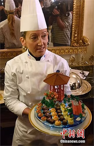 Trang trí mang phong cách Trung Quốc.