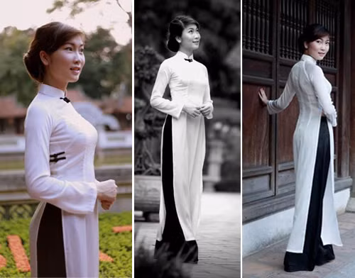 1. Tóc búi sau lưng. Ngày nay, các nàng hay búi tóc phía sau với nguyên mái đầu đánh phồng, không hề già chút nào nhé. Các cô nàng mặt trái xoan, V-line thì nhất định không nên bỏ qua kiểu tóc này nhé. Ảnh: 24h.com.vn.