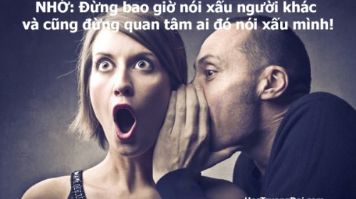 8. Nói xấu ai đó trước mặt con: Tính xấu này sẽ làm cho con cái vô tình ảnh và lớn lên có xu hướng tương tự.Thay vào đó, cha mẹ nên nhớ và nghĩ đến những người tốt, việc tốt để có thể nói với nhau khi có mặt trẻ. Khen ngợi hoặc tìm ra những điều tốt đẹp của người khác để bàn cũng là cách dạy con thông minh. Ảnh: hoctruongdoi.com.