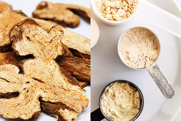 5. Dạ dày, gạo tẻ, bạch truật. Dạ dày lợn 1 cái, bạch truật 30g, gừng tươi 10g, gạo tẻ 100g, các gia vị thích dùng. Dạ dày lợn rửa sạch thái miếng, bạch truật và gừng tươi rửa sạch, thái miếng sắc kỹ lấy nước rồi ninh cùng với gạo và dạ dày lợn thành cháo, khi được chế đủ gia vị, chia ăn vài lần trong ngày. Bài thuốc dành cho những người bị viêm dạ dày mãn tính. Ảnh: adiva.com.vn.