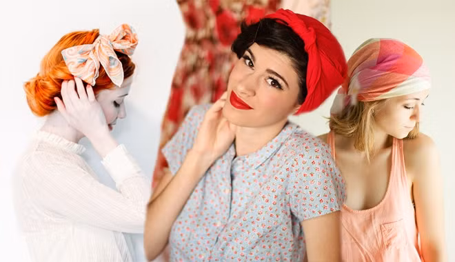 Bọc một nửa đầu bởi chiếc khăn voan màu sáng sẽ làm cho bạn trở nên phong cách và trẻ trung hơn. Phụ kiện nhỏ này sẽ có tác dụng giúp bạn tỏa sáng trước đám đông đấy. Ảnh: Bestie.vn.