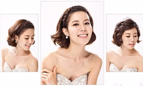 5. Một đôi bông tai màu sáng sẽ khiến khuôn mặt bạn sáng hơn, đính kèm sự lấp lánh của phụ kiện này bạn có thể có thêm một chiếc vương miện đồng màu. Ảnh: tiepthitieudung.com.