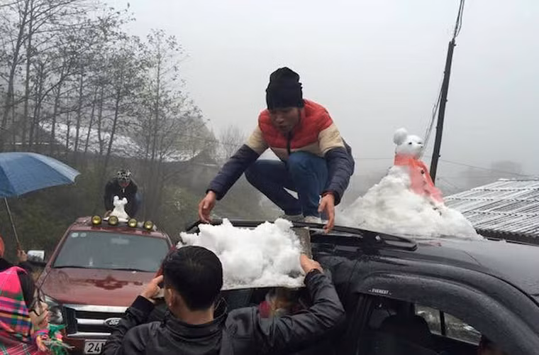 Chở tuyết về xuôi