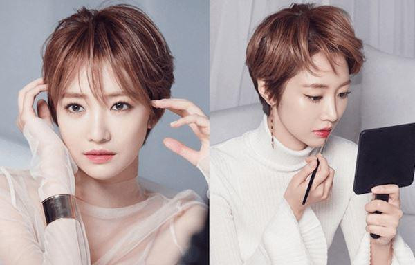 Nếu là một cô nàng mặt tròn cá tính, bạn có thể thử kiểu tóc tém. Ảnh: eva.