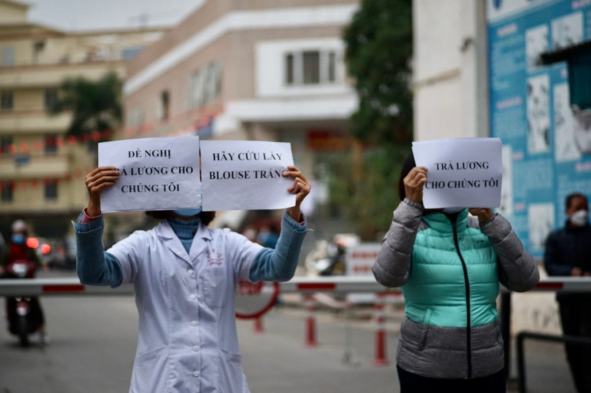 Xin tu chu khong ban bac, lanh dao BV Tue Tinh “day” bac si di ban rau
