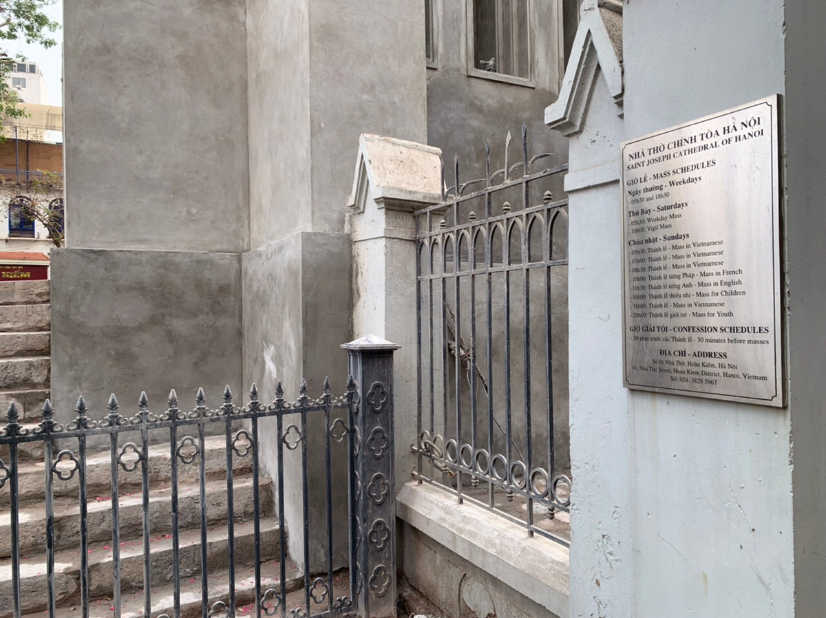 Một số hạng mục vẫn chưa được hoàn thiện.