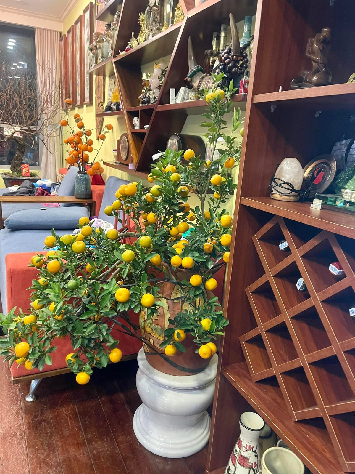 Còn ít ngày nữa là tới Tết Nguyên Đán nhưng vợ chồng NSND Tự Long đã chuẩn bị mọi thứ sẵn sàng.