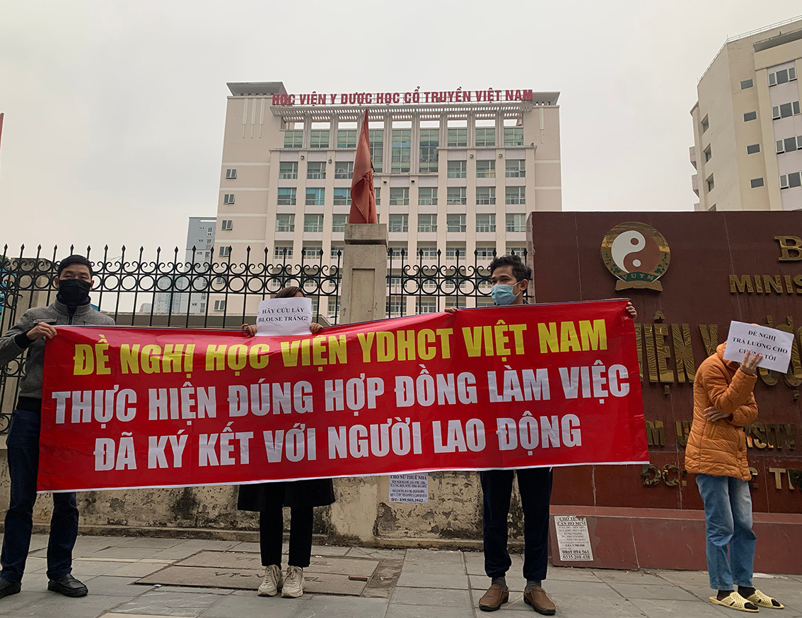 Trong buổi làm việc này các Vụ, Cục, Thanh tra Bộ Y tế và lãnh đạo Học viện đã giải thích các thắc mắc của người lao động và phương hướng từng bước giải quyết tình hình và kế hoạch đảm bảo quyền lợi chính đáng của người lao động theo quy định định.