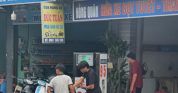Nở rộ “cây xăng” tự phát No ro “cay xang” tu phat