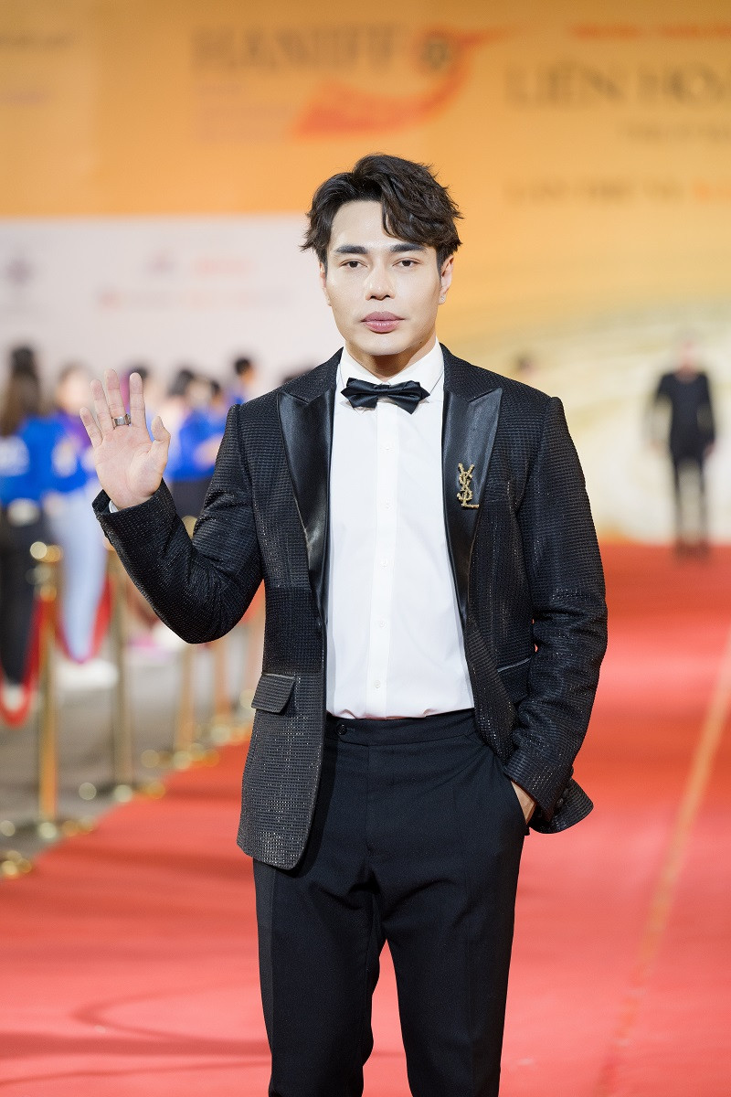 Diễn viên Lê Dương Bảo Lâm tại sự kiện.