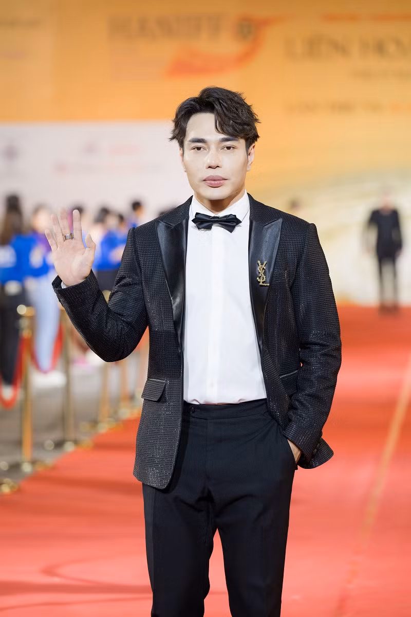 Diễn viên Lê Dương Bảo Lâm tại sự kiện.