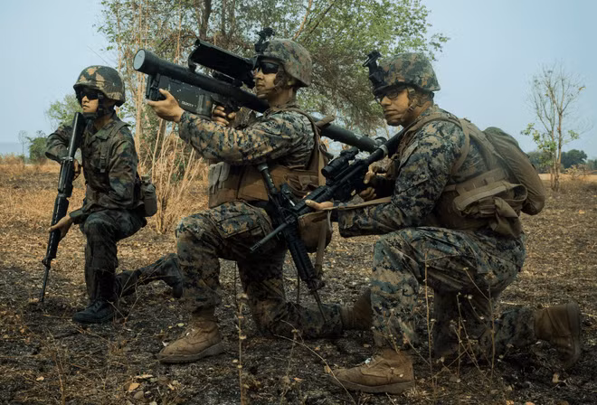 Tiểu đoàn 1, đơn vị Thủy quân Lục chiến số 4: đóng quân tại căn cứ Pendleton, California với quân số khoảng 800 binh sĩ. Trận chiến đầu tiên mà đơn vị này tham gia là tại Cộng hòa Dominica vào năm 1916, với phương châm hoạt động là: “Bất cứ điều gì mà hải quân cần”.