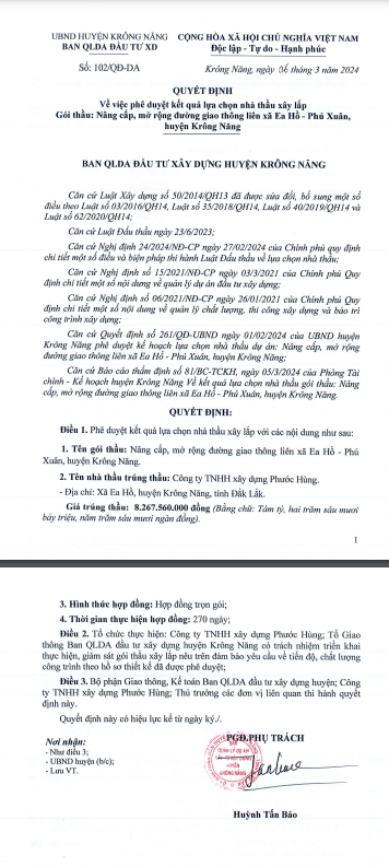Không đối thủ, nhà thầu ‘quen’ trúng gói thầu hơn 8,2 tỷ đồng - Hình 2 Khong doi thu, nha thau ‘quen’ trung goi thau hon 8,2 ty dong-Hinh-2