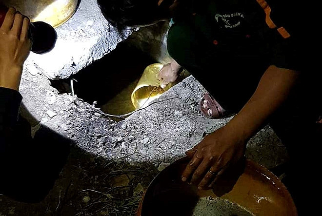 Thanh Hoa: Nguon nuoc o nhiem do ro ri Kho xang dau quan doi-Hinh-2