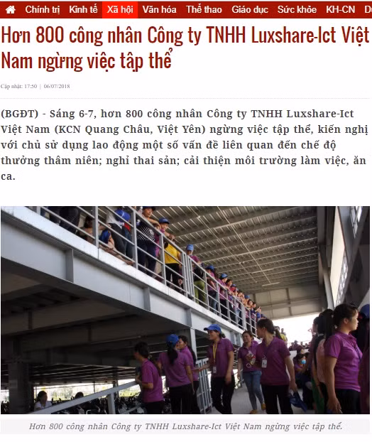 Vi sao cong ty Luxshare-ICT 