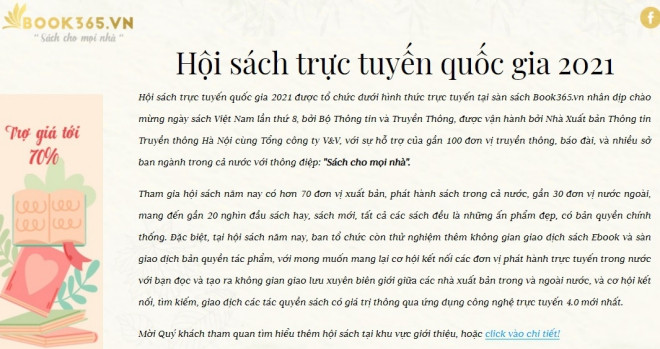 Sách năm nay khá đa dạng về thể loại, nội dung. Nhà Xuất bản Văn học giới thiệu khoảng 1.000 tựa sách, chủ yếu là sách văn học kinh điển được làm mới, sách của các tác giả trẻ. Nhà Xuất bản Thông tin &amp; Truyền thông có khoảng 350 tựa sách, tập trung vào chủ đề chuyển đổi số, khoa học thường thức, sách tham khảo…