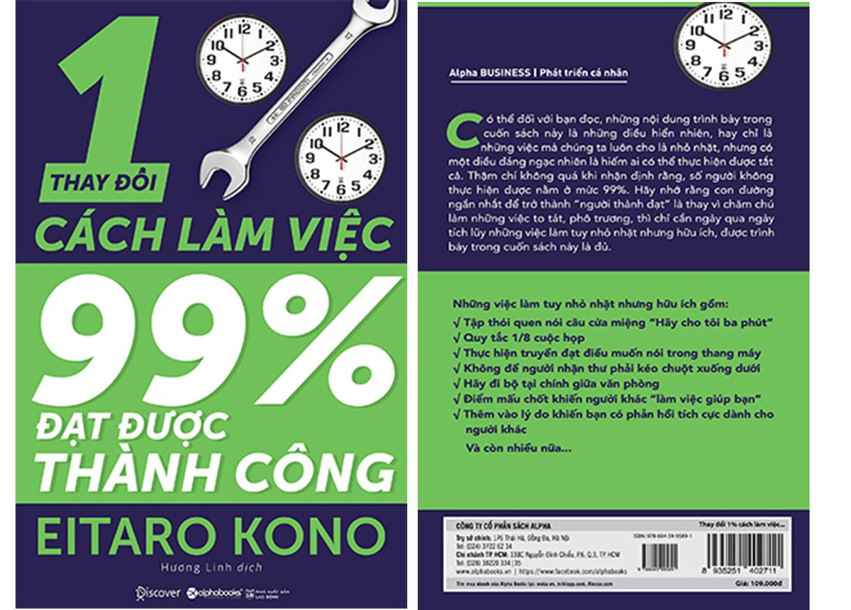 Thay doi 1% cach lam viec, 99% dat thanh cong