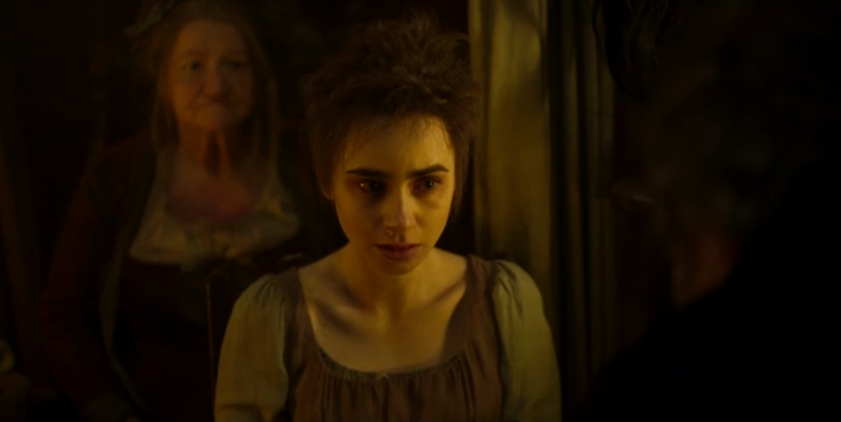 Đặc biệt, tình mẫu tử thiêng liêng còn khiến người mẹ khốn khổ ấy tự nhủ "đành bán nốt vậy" và đi làm gái điếm để lo cho con. Nhưng cuối cùng, Fantine chết vì bệnh lao mà chưa kịp nhìn mặt con gái.