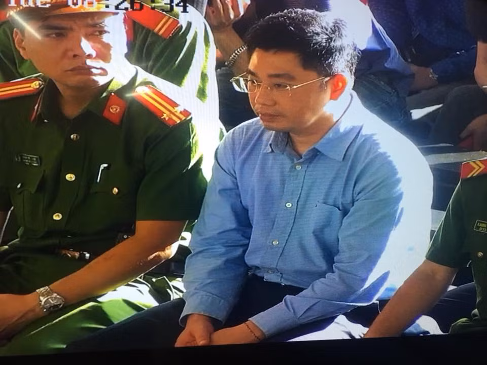 Bị cáo Nguyễn Văn Dương tại tòa.