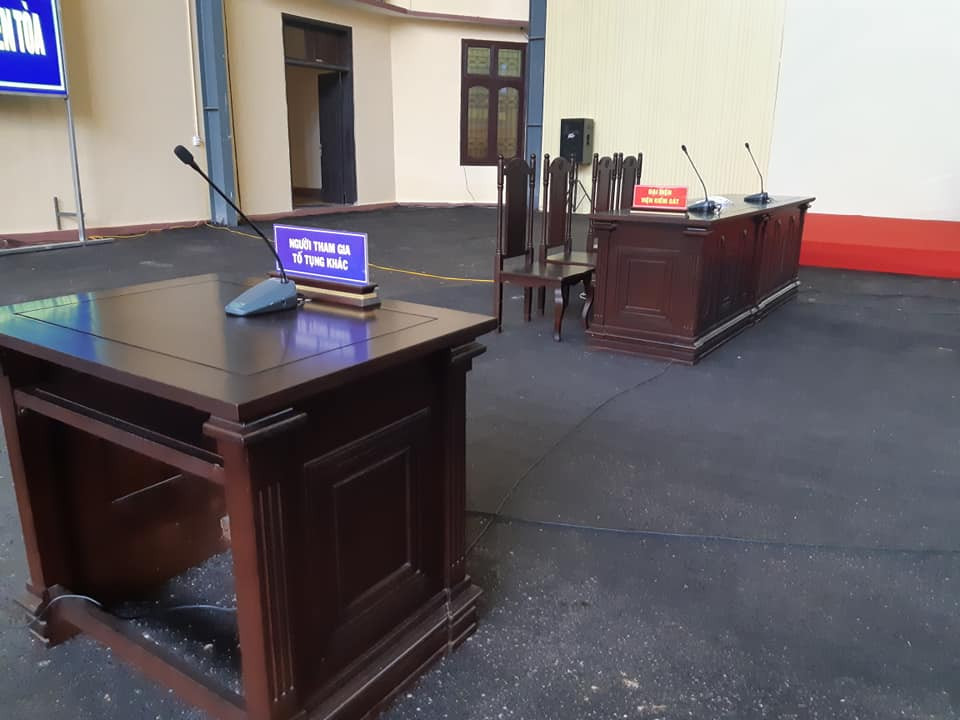 Để đảm bảo an ninh cho phiên xét xử có đến 92 bị cáo, 500 cán bộ, công an được huy động tham gia bảo vệ cho phiên tòa.