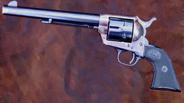 Cuối thế kỷ 19, khẩu súng ngắn Colt .45 sử dụng cỡ đạn 11,43x23mm đã được biên chế vào sử dụng trong quân đội Mỹ. Khẩu súng này mang biệt danh "kẻ xây dựng hoà bình" và bắt đầu được đưa vào biên chế quân đội Mỹ kể từ năm 1892. Nguồn ảnh: Wearethemighty.