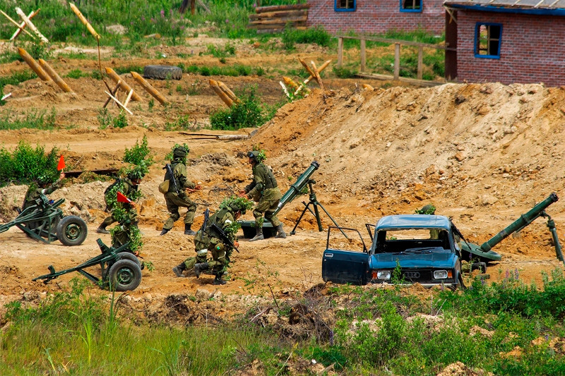 Đơn vị cối hạng nặng của Sư đoàn tăng cận vệ số 4. Nguồn ảnh: Fotoreport.