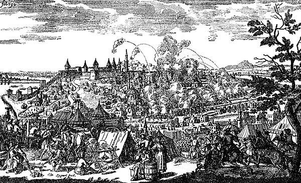 Tranh vẽ cảnh Belgrade bị bao vây hồi thế kỷ 17. Ảnh: WATM. Tranh vẽ cảnh Belgrade bị bao vây hồi thế kỷ 17. Ảnh: WATM.