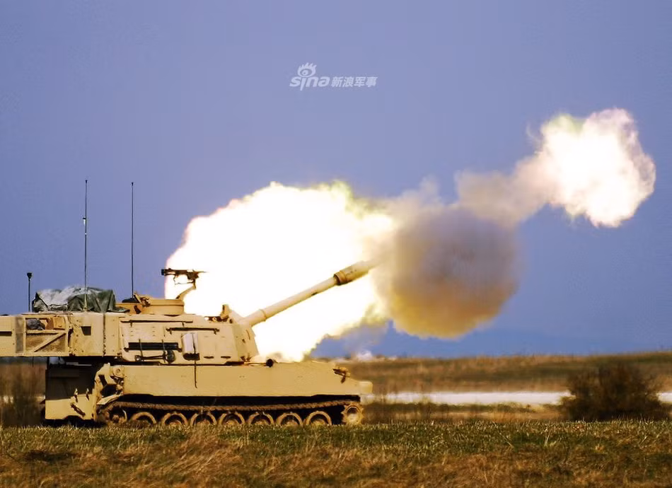 Theo thông tin được Bộ quốc phòng Mỹ xác nhận, quân đội nước này sẵn sàng chi 1,3 tỷ USD để nâng cấp 177 hệ thống pháo tự hành M109A5 của nước này lên phiên bản M109A6 Paladin. Nguồn ảnh: Sina.