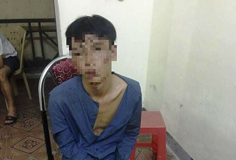 Nghi can Trần Văn Cảnh bị bắt giữ. Nguồn: plo.vn