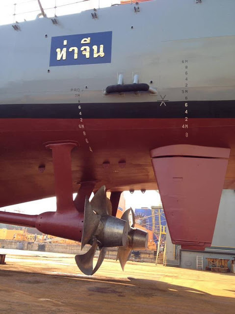 Được đánh giá là loại tàu hộ vệ tên lửa hiện đại nhất Đông Nam Á, Khinh hạm của Thái Lan là loại khinh hạm tàng hình, khả năng tác chiến được coi là vượt trội hơn nhiều so với cả lớp Forrmidable hiện đang được phía Singapore sở hữu. Nguồn ảnh: Thainavy.