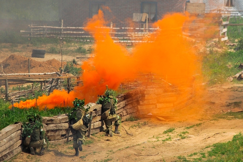 Bãi tập của đơn vị này cũng được xây dựng với các công trình kiên cố để mô phỏng lại kiểu tác chiến đô thị phổ biến hiện nay. Nguồn ảnh: Fotoreport.